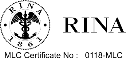 RINA – MLC Certificate No. 0118-MLC